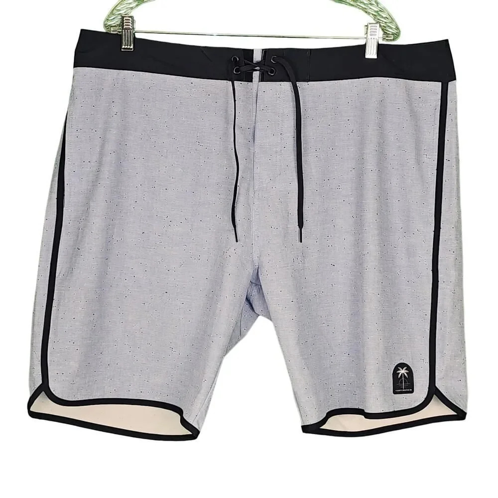 NWOT Travis Mathew Mens Blue‎ Yucatan Swim Shorts Trunks 42